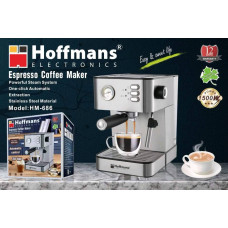 Кофемашина Hoffmans HM-686 1500W с капучинатором и резервуаром 1.8 л