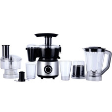 Кухонный комбайн Hoffmans HM-1266 1200W 10in1 с металлической чашей 1.5 л и 5 скоростями.