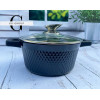 Каструля з кришкою з антипригарним покриттям Benson BN-391 2.5л