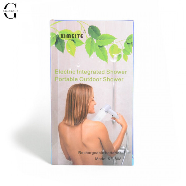 Портативний бездротовий душ Shower Head AND LY-595 з аккумулятором та вбудованою помпою для кемпінгу, подорожей та дачі