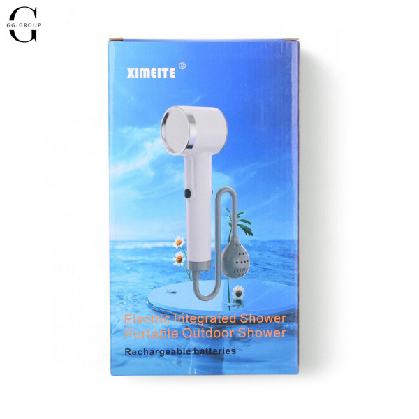 Портативний бездротовий душ Shower Head AND LY-595 з аккумулятором та вбудованою помпою для кемпінгу, подорожей та дачі