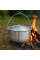 Алюминиевый котел с дужкой и крышкой 3,0 л (23,5×12 см) для приготовления блюд.