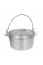 Алюминиевый котел с дужкой и крышкой 3,0 л (23,5×12 см) для приготовления блюд.