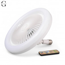 Лампа - вентилятор у патрон LED Multi-Function Fan Light E27 