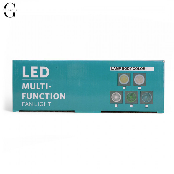 Лампа – вентилятор у патрон LED Multi-Function Fan Light E27 