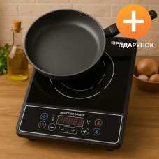 Плита индукционная ударопрочная крист.поверхность 28*36см