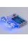 Гірлянда світлодіодна на батарейках+USB  GarlandoPro 50LED 5м мідний провід гірлянди роса Синій