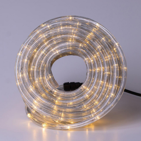 Гірлянда вулична стрічка світлодіодна Дюралайт 480 LED 16м морозостійка прозорий дріт Жовтий