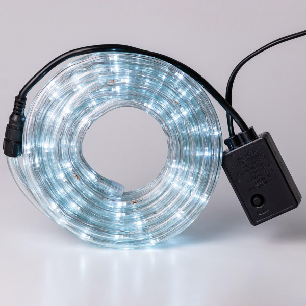 Гірлянда вулична стрічка світлодіодна Дюралайт 480 LED 16м морозостійка прозорий дріт Білий