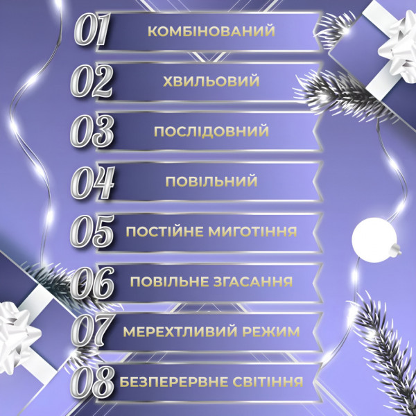 Гірлянда Роса мішура  Крапля 50 метрів 1400 LED світлодіодна гірлянда в котушці мідний провід 8 функцій мікс+ пульт 