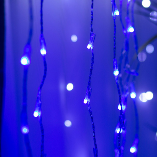 Гірлянда світлодіодна GarlandoPro 270 LED Водоcпад 3х3 м 10 ліній 8 режимів Синій