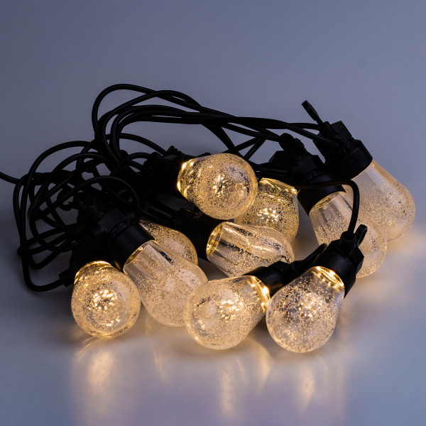 Ретро гірлянда 5 метрів вулична світлодіодна 10 LED із захистом від вологи