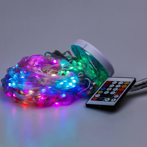 Розумна гірлянда GarlandoPro 1733044ML 250LED 2.5 м 10 ліній гірлянди роса