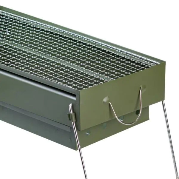Мангал портативний складаний 51.5×23×25 см з решіткою HP461GR