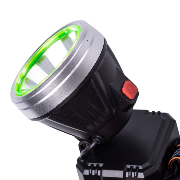 Налобний ліхтар акумуляторний 9х8х7 см 5 В 3 режими роботи LED HP-JG-3