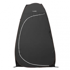 Намет душ-туалет для кемпінгу автомат 120×120×190 (см) тент для душу та туалету туристичний LU-015DB Чорний
