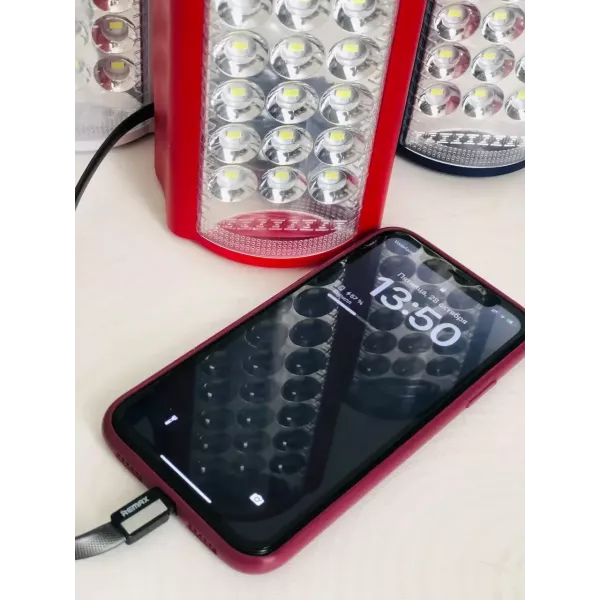 Ліхтар переносний світлодіодний акумуляторний Almina dl 2424 Power Bank