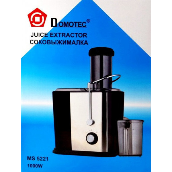 Соковитискач Domotec MS 5221 1000W електричний