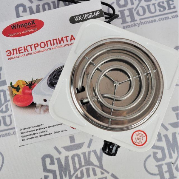 Настільна спіральна електроплита WimpeX WX-100B