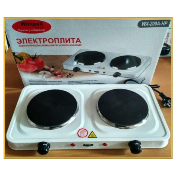 Двоконфоркова електроплита WimpeX WX-200А
