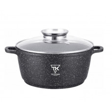 Каструля Top Kitchen ТК00053 з кришкою мармурове покриття 28 см