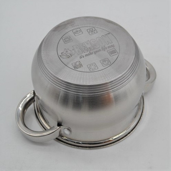 Набор кастрюль Benson BN-212 (емкость 2,1 л, 2,1 л, 2,9 л, 3,9 л, 6,5 л)
