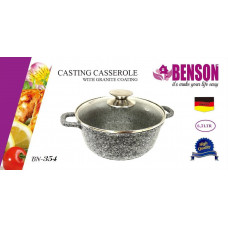 Каструля з гранітним покриттям Benson BN-354 (ємність 6.3 л)