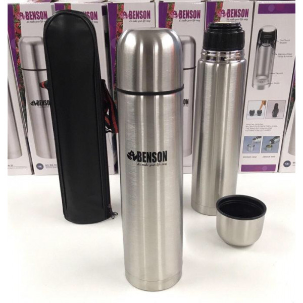 Вакуумный Термос из нержавеющей стали Benson BN-053 1000ML
