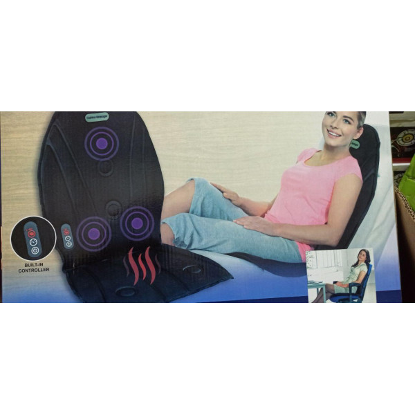 Масажна накидка на крісло з підігрівом Seat Cushion Massage 2 в 1