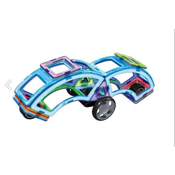 Конструктор LT3003 магнітний, транспорт, 87 деталей Magnit/Magical/LIMO TOY