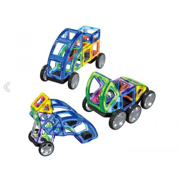 Конструктор LT3003 магнітний, транспорт, 87 деталей Magnit/Magical/LIMO TOY