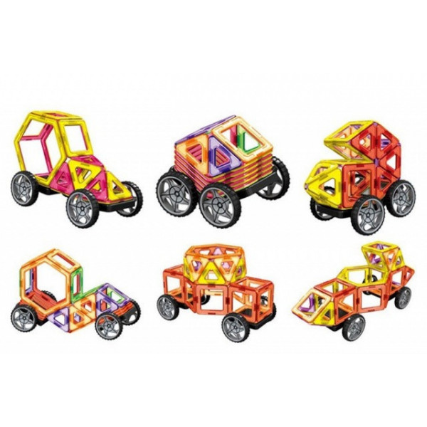 Магнітний, конструктор транспорт, 100 деталей Magnit/Magical/LIMO TOY