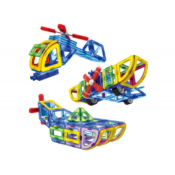 Конструктор LT5001 магнітний, транспорт, 96 деталей Magnit/Magical/LIMO TOY