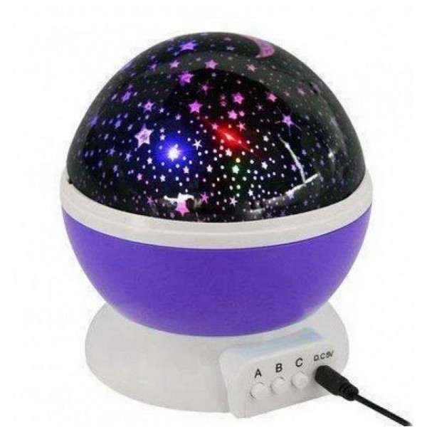 Ночник проектор зоряне небо NEW Projection Lamp Star Master, що обертається