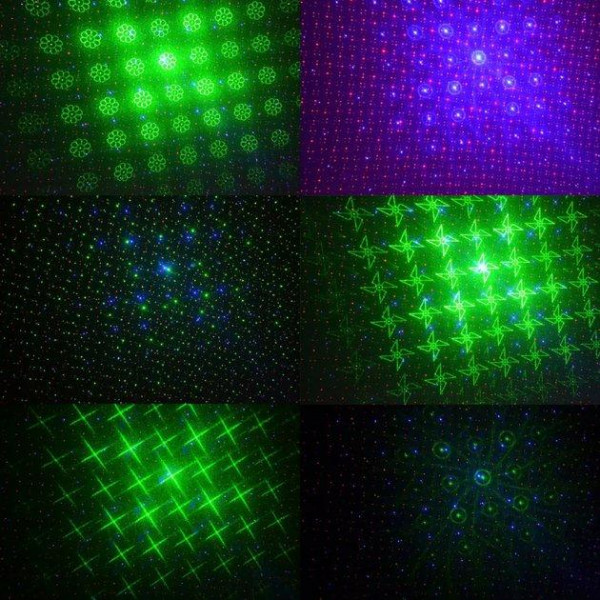 Лазерна установка проектор RD-8001 RGB 12 малюнків XL-719RGB з пультом