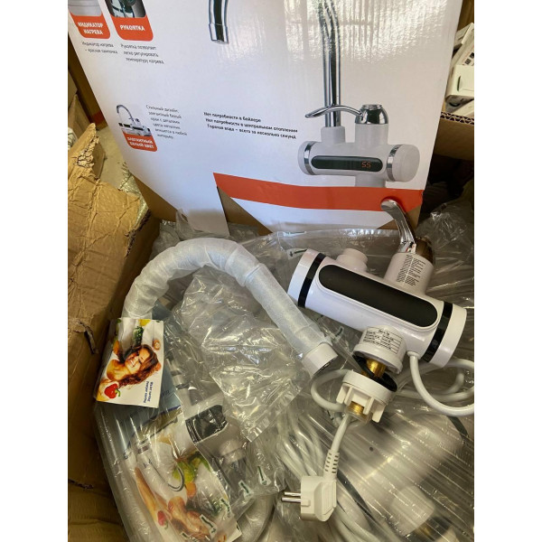 Проточний кран водонагрівач бойлер з екраном Heating Faucet FT-003 (Нижнє підключення)