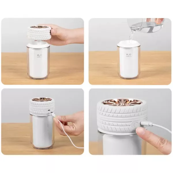 Зволожувач повітря нічник H2O Humidifier ШИНА EL-544-34