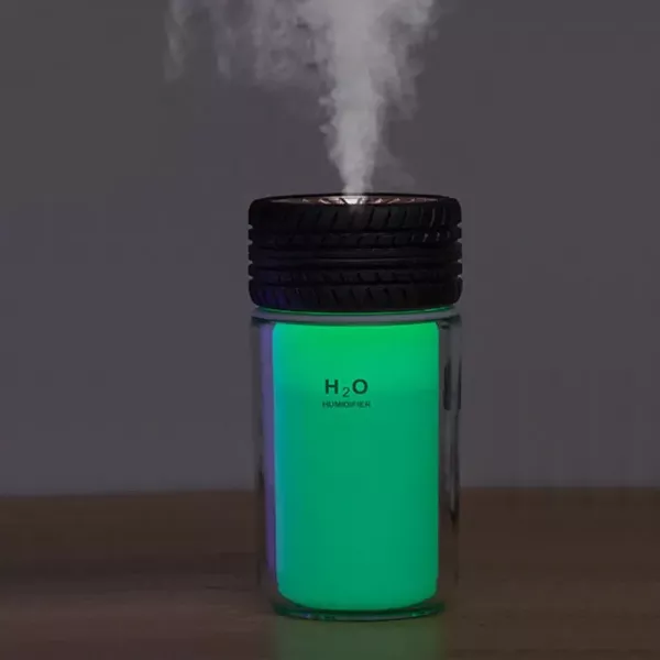 Зволожувач повітря нічник H2O Humidifier ШИНА EL-544-34 Чорний