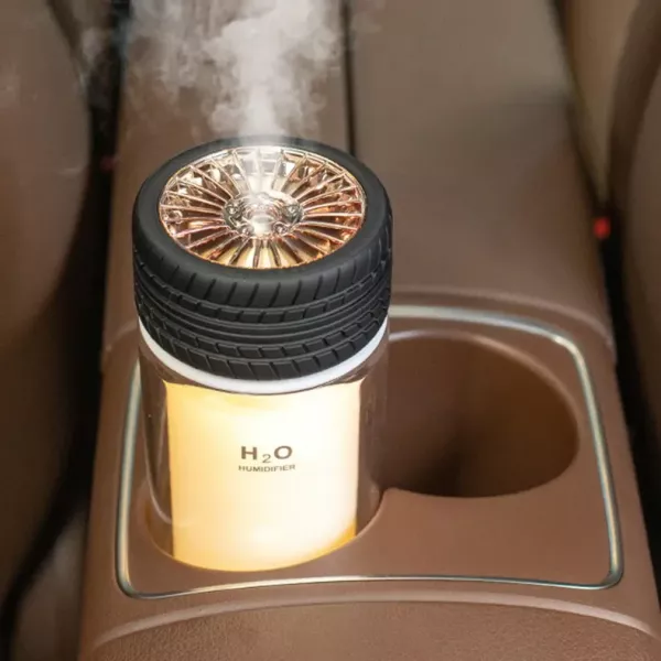 Зволожувач повітря нічник H2O Humidifier ШИНА EL-544-34 Чорний