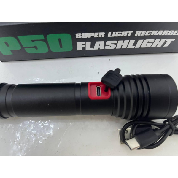 Ліхтар ручний X-Balog BL-P02-P50 на акумуляторі або від батарейок