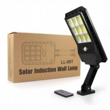 Вуличний ліхтар на сонячній батареї з датчиком руху та пультом Solar Induction Wall Lamp LL-69T