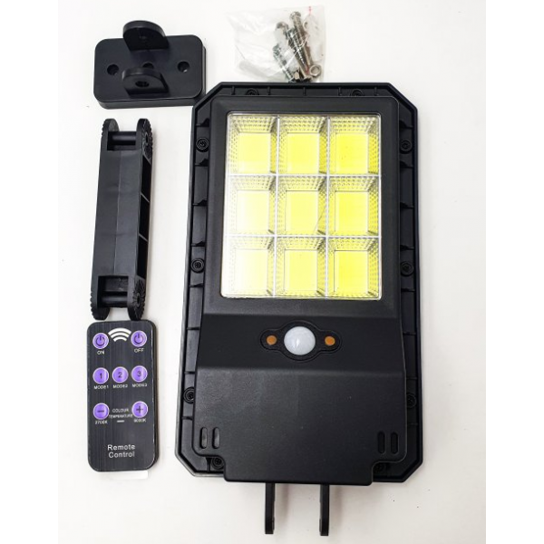 Уличный фонарь на солнечной батарее с датчиком движения и пультом Solar Induction Wall Lamp LL-69T