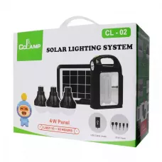 Кемпінговий ліхтар на сонячній батареї CCLAMP CL-02 з Power Bank та 3 лампочками