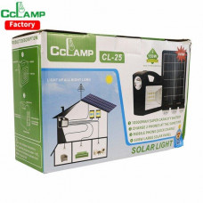 Кемпінговий ліхтар на сонячній батареї CCLAMP CL-25 з Power Bank та 3 лампочками