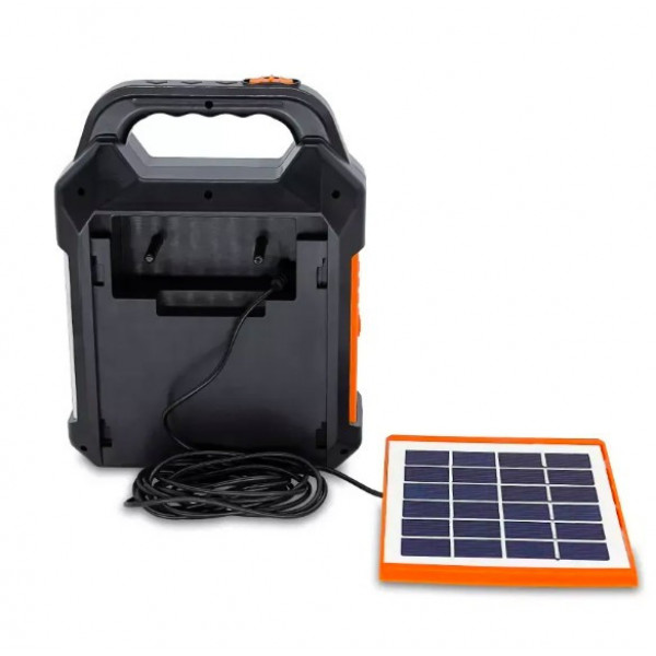 Кемпинговый фонарь на солнечной батарее EASY POWER EP-0168 Bluetooth/MP3/FM/TF/USB/Power Bank