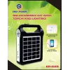 Кемпінговий ліхтар на сонячній батареї EASY POWER EP-035 Bluetooth/USB/Power Bank