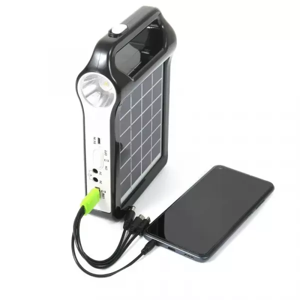 Кемпінговий ліхтар на сонячній батареї EASY POWER EP-035 Bluetooth/USB/Power Bank