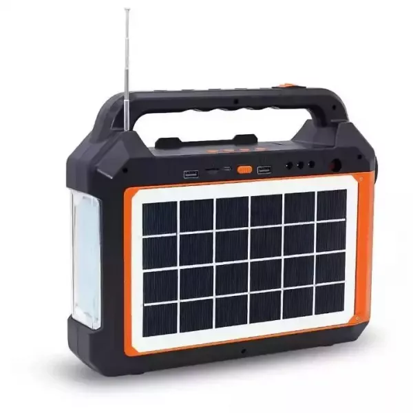 Кемпінговий ліхтар на сонячній батареї EASY POWER EP-0198 Bluetooth/MP3/FM/TF/USB/Power Bank/3 лампочки