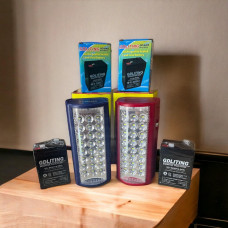 Ліхтар переносний світлодіодний акумуляторний Almina dl 2424 Power Bank +1 шт