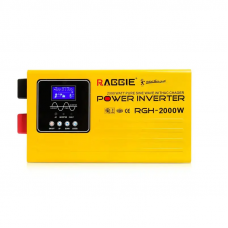 Інвертор (перетворювач) RAGGIE RGH-2000W 24V з правильною синусоїдою+зарядний пристрій